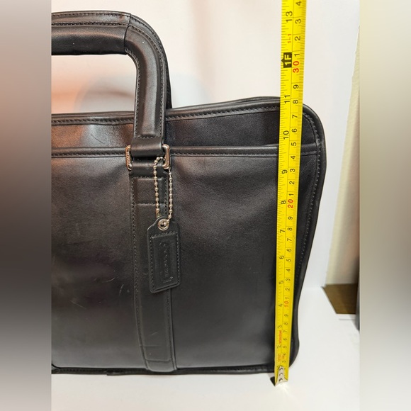 Coach Lexington Embassy Black Leather Briefcase - Picture 3 of 15